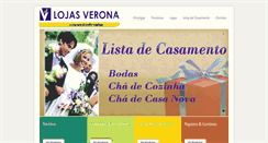 Desktop Screenshot of lojasverona.com.br