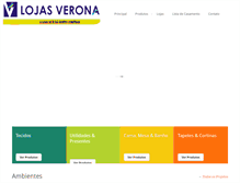 Tablet Screenshot of lojasverona.com.br